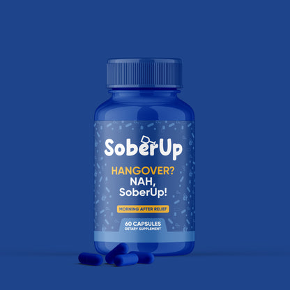 SoberUp – Party Smart, Wake Up Fresh! – 60 Capsules